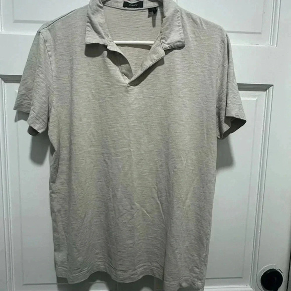 Theory Men’s swollen Cosmos Polo EUC size Medium - Picture 2 of 5